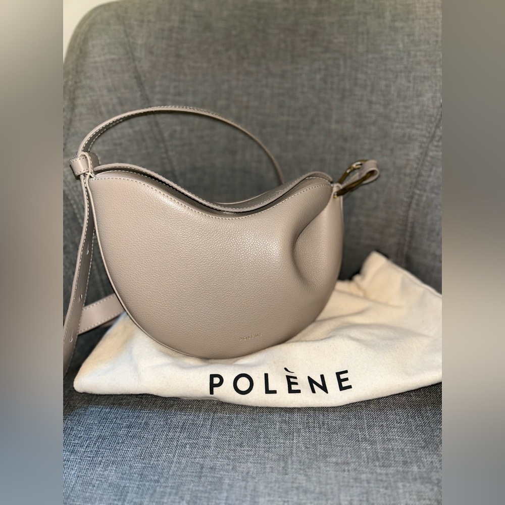 COPY - Polene Tonca Taupe bag